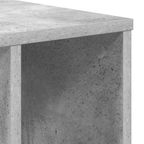 Крайна масичка Циментено сиво 37 x 32 x 40 см Инженерно дърво