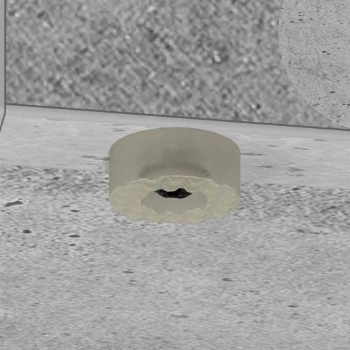 Крайна масичка 2 pcs Циментено сиво 37 x 32 x 40 см