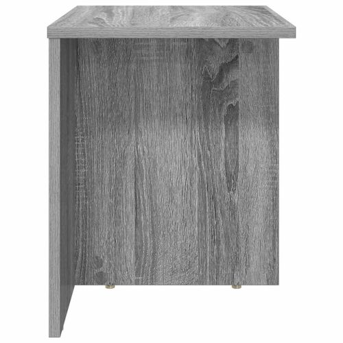 Крайна масичка 2 pcs Сив Сонома 37 x 32 x 40 см Инженерно дърво