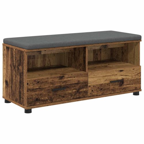 Пейка за коридор с възглавница Старо дърво 100 x 38 x 46 см