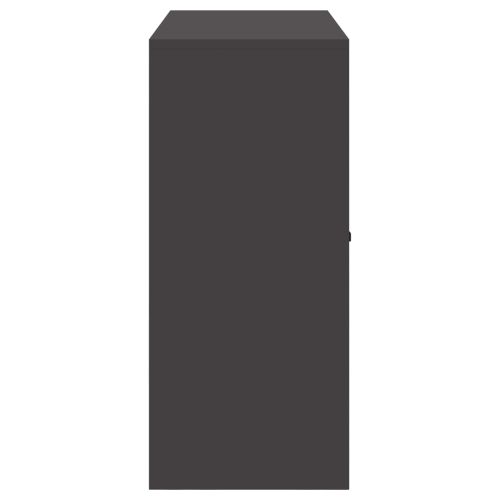 Шкаф за съхранение Черен 90 x 40 x 90 cm Стомана