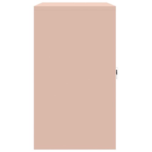 Шкаф за съхранение Розово 80 x 40 x 70 см Стомана
