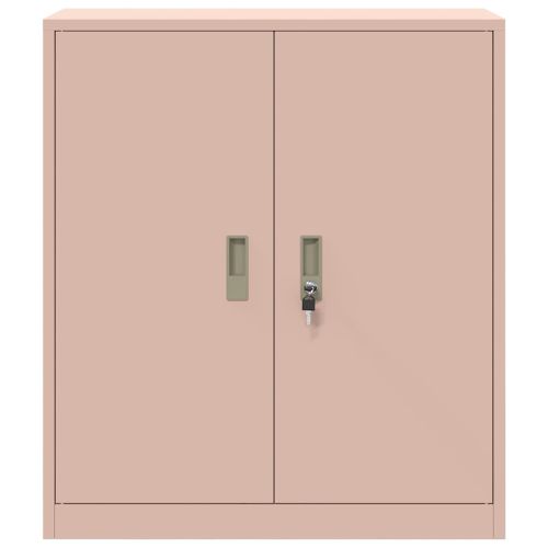 Шкаф за съхранение Розово 80 х 40 х 90 см Стомана