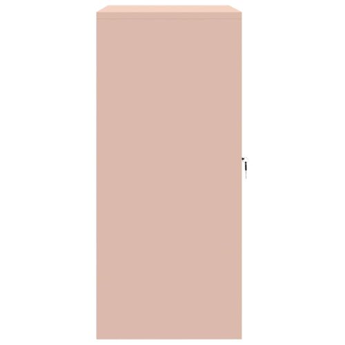 Шкаф за съхранение Розово 80 х 40 х 90 см Стомана