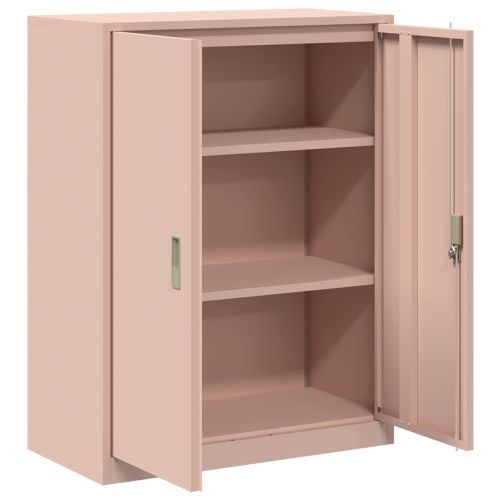 Шкаф за съхранение Розово 80 x 40 x 105 см Стомана