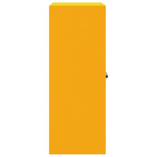 Шкаф за съхранение Горчично жълто 80 x 40 x 105 см Стомана