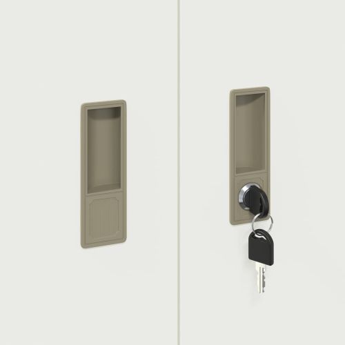 Шкаф за съхранение Бял 80 x 40 x 105 см Стомана