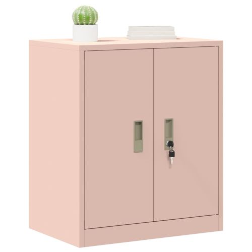 Шкаф за съхранение Розово 60 x 40 x 70 см Стомана