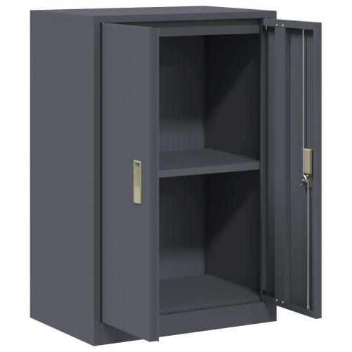 Шкаф за съхранение Антрацит 60 x 40 x 90 cm Стомана