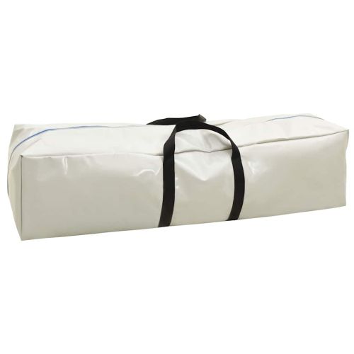 Надуваем дюшек за гимнастика с помпа, 400x100x20 см, PVC, зелен