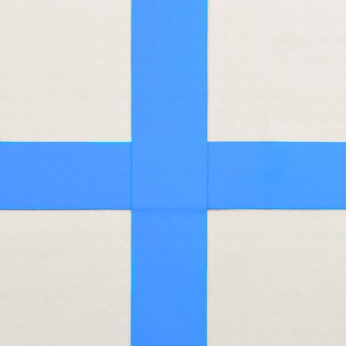 Надуваем дюшек за гимнастика с помпа, 200x200x10 см, PVC, син