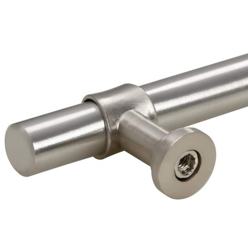 Дръжки за шкафове, 5 бр, сребристи, 192 мм, неръждаема стомана