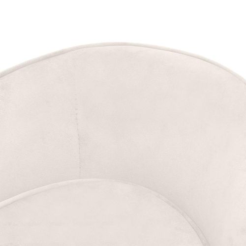 Диван за кучета, кремав, 69x49x40 см, плюш