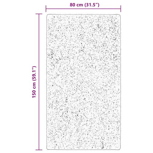 Килими за помещение HUARTE Кафяво 150 x 80 cm Полиестер