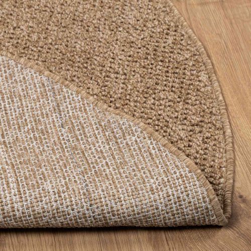 Килими за помещение Кръгла AGIRA Естествен Ø 160 СМ Полиестер