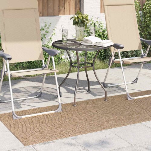 Килими за помещение Муаре AGIRA Естествен 150 x 80 cm Полиестер