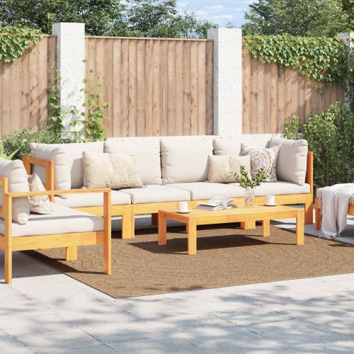 Килими за помещение Муаре AGIRA Естествен 240 x 240 cm