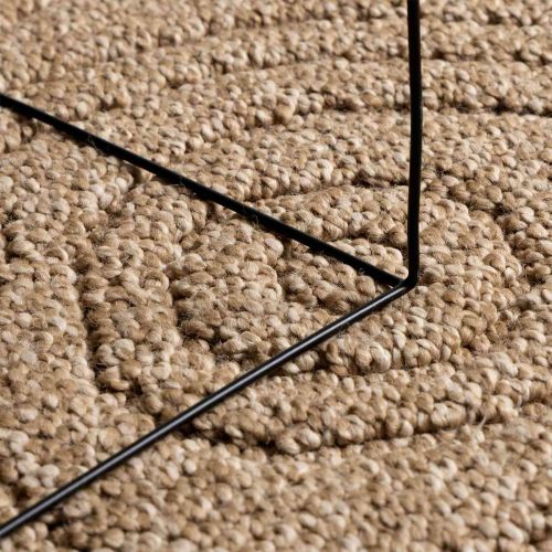 Килими за помещение Муаре AGIRA Естествен Ø 160 СМ Полиестер