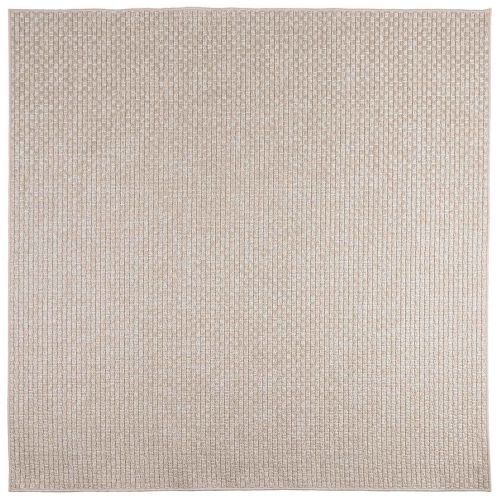 Килими за помещение Квадратна FARO Крем 120 x 120 cm Полиестер