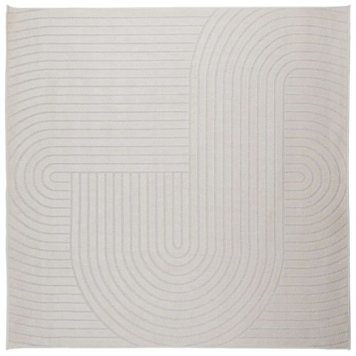 Килими за помещение PALMERAS Крем 120 x 120 cm Полиестер