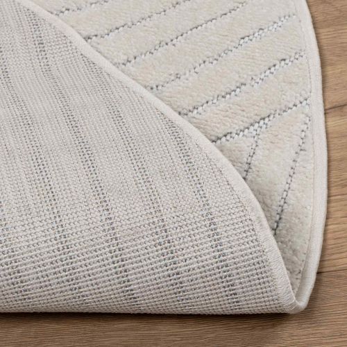 Килими за помещение Кръгла PALMERAS Крем Ø 200 СМ Полиестер