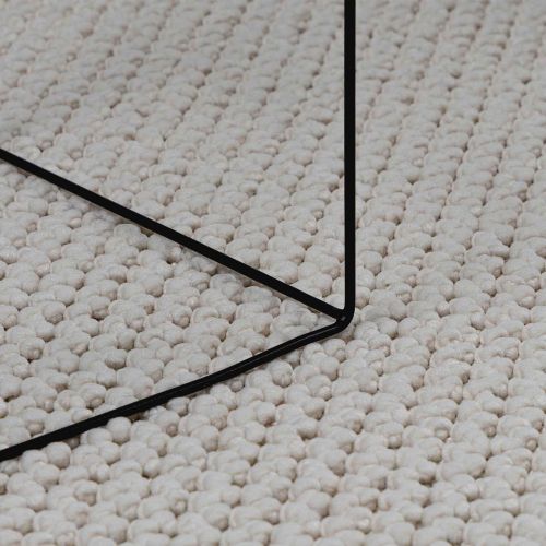 Килими за помещение Квадратна LUGO Крем 200 x 200 cm Полиестер