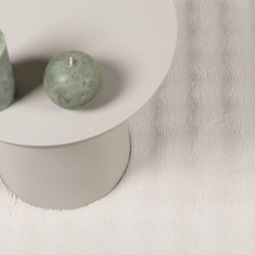 Килими за помещение Кръгла SIROLO Крем Ø 160 СМ Полиестер