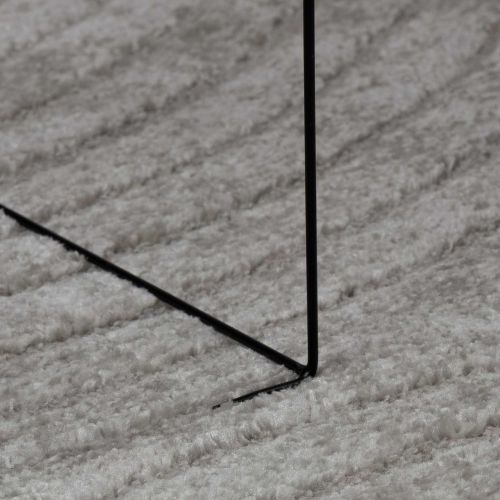 Килими за помещение Квадратна GALATI Сив 120 x 120 cm Полиестер