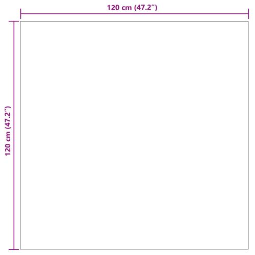 Килими за помещение Квадратна GALATI Сив 120 x 120 cm Полиестер