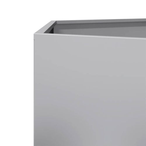 Градинска кашпа, шестоъгълна, 104x90x45 см, поцинкована стомана