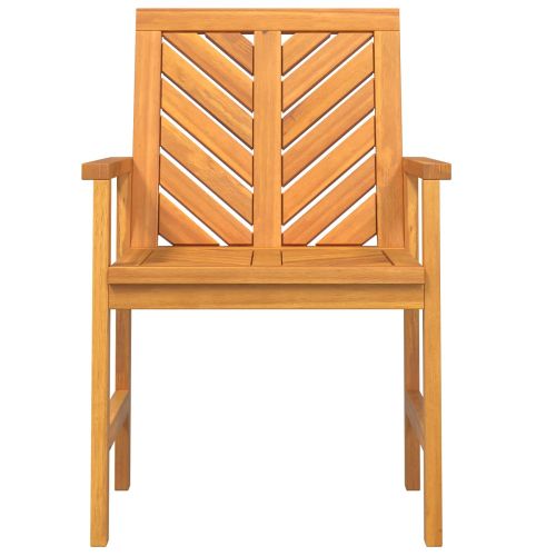 Трапезен стол 8 pcs Естествен 62.5 x 59 x 89 см