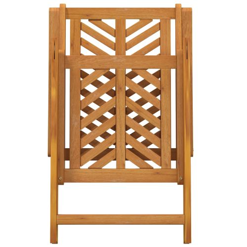 Градински стол 4 pcs Кафяво 57 x 72 x 109 см