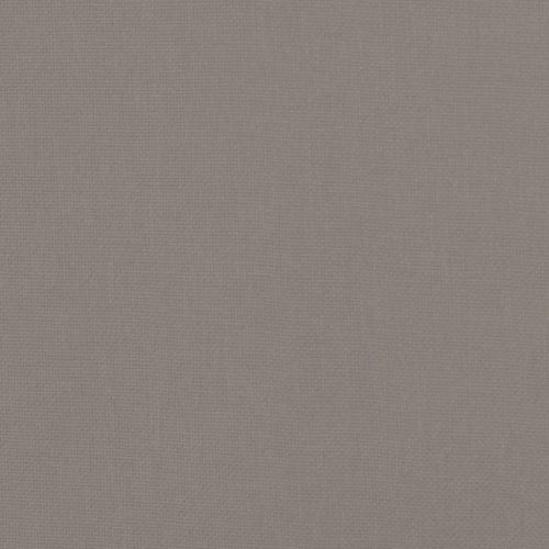 Релаксиращ стол с табуретка, таупе, текстил