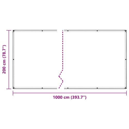 Покривало за растения с капси 2x10 m PVC