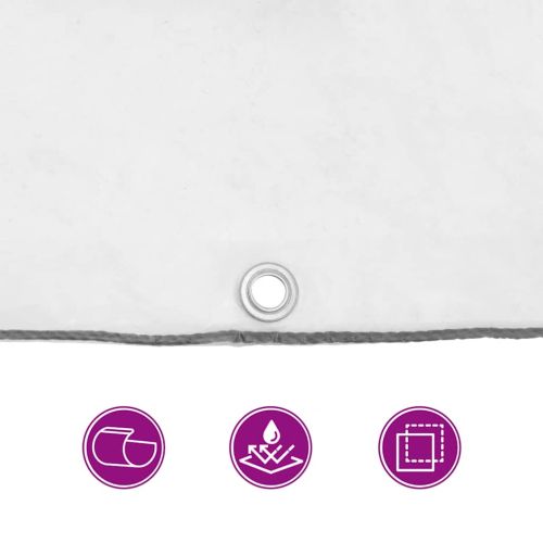 Прозрачен брезент с капси 4x12 m Полиетилен