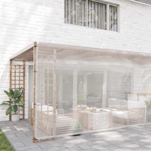 Прозрачен брезент с капси 5x10 m Полиетилен