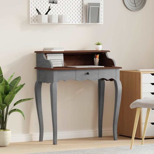 Писалище, масивно махагоново дърво, 80x40x92 см