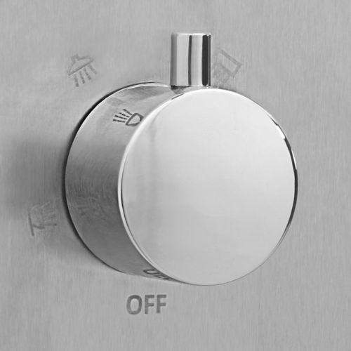 Градински душ с корито, WPC, неръждаема стомана