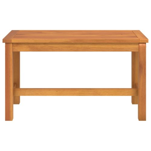 Градинска пейка, 80x35x45 см, масивна акация