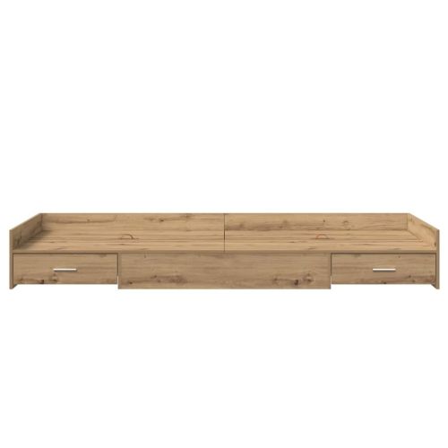 Рамка за легло с таблото Дъб 90 x 190 cm Инженерно дърво