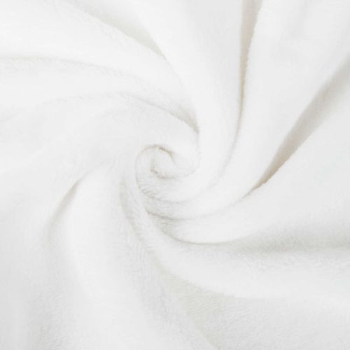 Одеяло с качулка Бяло M Флийс и фланел