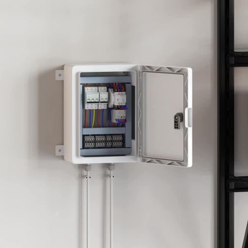 Контролен шкаф Сив 32 x 15 x 35 см ABS пластмаса