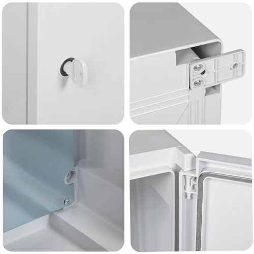 Контролен шкаф Сив 32 x 15 x 35 см ABS пластмаса