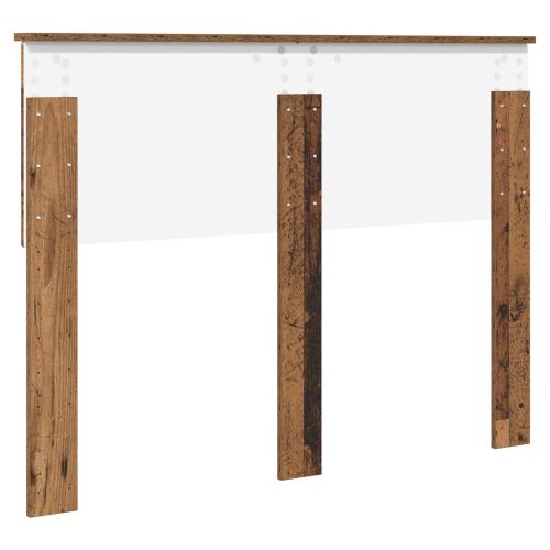 Облегалка за глава Старо дърво 135 cm Инженерно дърво