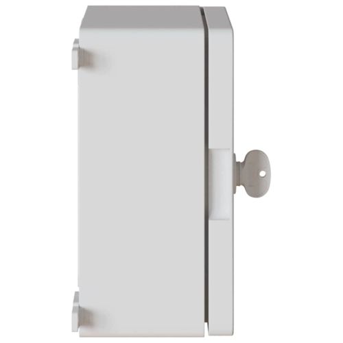 Контролен шкаф Сив 25 x 13 x 24 см ABS пластмаса