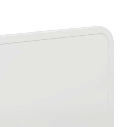 Облегалка за глава Бяло 200 cm Инженерно дърво