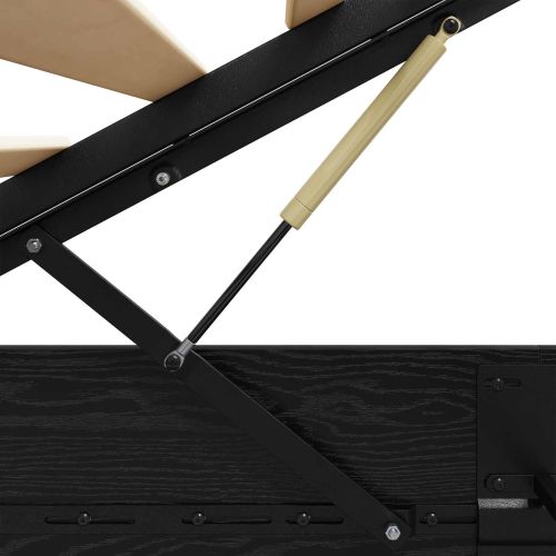 Отоманско легло със съхранение Черен Дъб 75,5 x 190 см