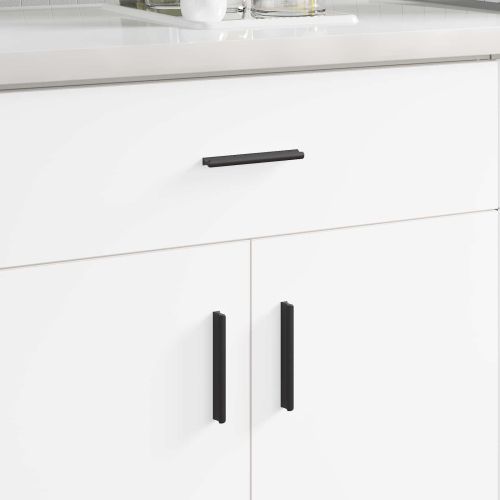 Дръжка 12 pcs Черно 106 x 7,4 x 15,5 мм Алуминий