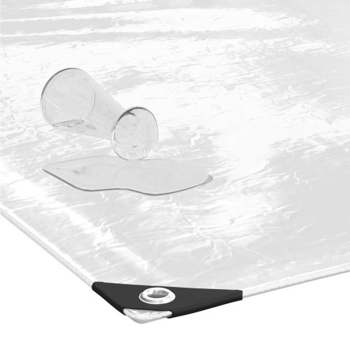 Прозрачен брезент с капси 2x3 m PVC