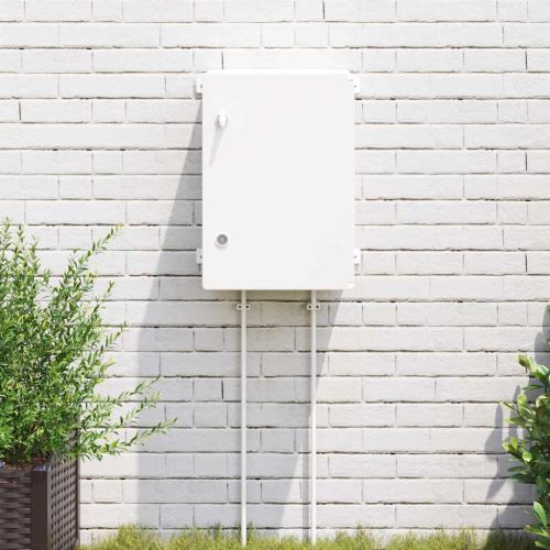 Контролен шкаф Сив 42 x 19,5 x 50 см ABS пластмаса